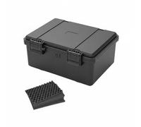 LeeQinersw Boîte à Outils Matériel Coffret Valise, JSJM1409H, Noir, avec Éponge, 140 90 69mm Interne, 158 122 77mm Externe