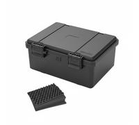 LeeQinersw Boîte à Outils Matériel Coffret Valise, JSJM1710H, Noir, avec Éponge, 166 100 69mm Interne, 184 132 77mm Externe