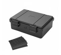 LeeQinersw Boîte à Outils Matériel Coffret Valise, JSJM1813H, Noir, avec Éponge, 180 120 69mm Interne, 198 152 77mm Externe
