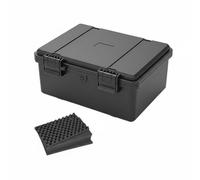 LeeQinersw Boîte à Outils Matériel Coffret Valise, JSJM2115T, Noir, avec Éponge, 210 150 94mm Interne, 228 182 102mm Externe