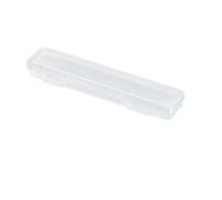 LeeQinersw Boîte de Rangement en Plastique Longue Transparente Rangement Organisateur Coffret Format Empilable pour Gagner de la Place Convient au Domicile Open, Petit, Petit【Une Pièce】