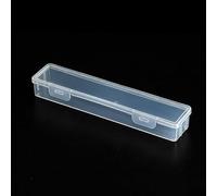 LeeQinersw Boîte de Rangement en Plastique Longue Transparente Rangement Organisateur Coffret Format Empilable pour Gagner de la Place Convient au Domicile Open, Grand, Grand【Une Pièce】