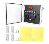 LeeQinersw Boîtier étanche à 5 interrupteurs à bascule haute performance pour camions, camping-cars et remorques, Style B