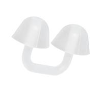 LeeQinersw Bouchons de Nez pour La Natation en Silicone, Accessoires pour Jeunes Nageurs, Blanche