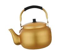 LeeQinersw Bouilloire à Eau Aluminium Grande Théière avec Infuseur Intégré Poignée Anti Chauffe Acier Riveté Adaptée pour Bouillir de L'Eau et Préparer Du Thé Su, 1,5L