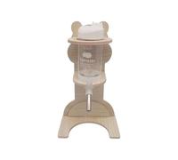 LeeQinersw Bouteille d'eau avec Support Vertical, Abreuvoir Automatique, Support en Bois pour Hamster, Souris et Lièvre, 80ml