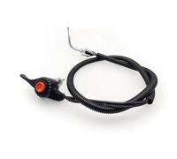 LeeQinersw Câble d'Accélérateur pour Motoculteur Commande de Régime Levier de Poignée Bouton d'Arrêt Sécurisé Remplacement pour 142F 144F Convient aux