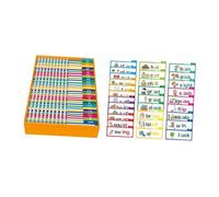 LeeQinersw Cards Flash Phoniques des Familles de Mots pour La Construction de à La Maison