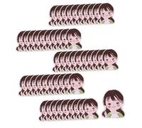 LeeQinersw Cartes d'affichage de pince à cheveux 50pcs Cartes d'emballage d' à cheveux, papier d'emballage Barrettes pour bijoux, Style A