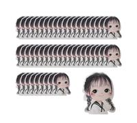 LeeQinersw Cartes d'affichage de pince à cheveux 50pcs Cartes d'emballage d' à cheveux, papier d'emballage Barrettes pour bijoux, Style E