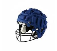 LeeQinersw Casque Bouclier Football Accessoire Protection Extérieure Surface Souple EVA Insert Silicone Fermeture Rapide Convenable à l'Entraînement Football Exercices Physiques , Bleu