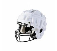 LeeQinersw Casque Bouclier Football Accessoire Protection Extérieure Surface Souple EVA Insert Silicone Fermeture Rapide Convenable à l'Entraînement Football Exercices Physiques , Blanc