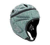 LeeQinersw Casque de Rugby pour Protection Sportive, Protecteur de Tête Réglable pour Le Sport, Modèle pour Gardien, Bleu Gris