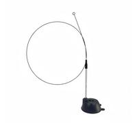 LeeQinersw Cat Teaser Bâton Interactif à Plume Canne à Ventouse Tige Élastique Souple Matériaux Plume Plastique Fil Acier Tête Remplaçable Convient aux Chats, Ventouse en Gel + Tige