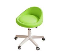 LeeQinersw Chaise Coiffeuse Réglable Fauteuil Siège Tabouret Chaise de Maquillage avec Coussin Moelleux Revêtement Lisse Base à Cinq Points Mobilité Aisée, Vert Vif