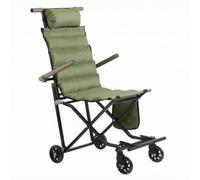 LeeQinersw Chaise Rlante Repose-Pieds | Structure Pliante Compacte, Réglable, AI à la Mobilité, pr Extérieur, déplacement, Parc, Vert