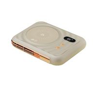 LeeQinersw Chauffe-tasse Électrique avec Plaque Isolante Intelligente Support pour Boisson Chaude Tapis de Maintien Thermique Conception Silencieuse et Réglable, beige