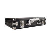 LeeQinersw Coffret Jetons Aluminium Valise de Transport avec Protection Intérieure Solide Praticité Renforcée Approprié Usage Adulte Familial Salle de Jeux comme, 200 jetons