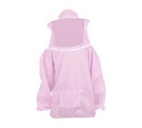 LeeQinersw Combinaison D'Apiculture Vêtement de Sécurité Costume Blouson avec Capuche Aérée en Tissu Confortable et Léger Approprié pour La Pêche Le Camping et L, Rose