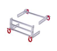 LeeQinersw Composant RC Car Bull Bar, Conçu pour Les Véhicules à échelle SCX10 1/10, Facile à Installer, Argent
