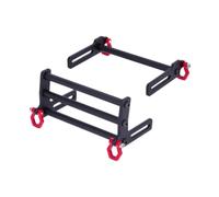 LeeQinersw Composant RC Car Bull Bar, Conçu pour Les Véhicules à échelle SCX10 1/10, Facile à Installer, Noir