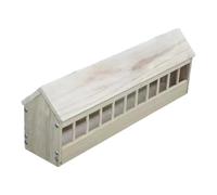LeeQinersw Conteneur pour L'alimentation des Pigeons, Auge en Bois Conçue pour Les Volailles sur, 60 Cm X 12.5 Cm X
