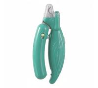 LeeQinersw Coupe-ongles pour Animaux Coupe-ongles Tondeuse Ciseaux Lime Tête Semi Suit la Griffe des Éclats Bouton Verrou Adapté aux Chiens et Chats Trousse de, Vert Foncé, Avec Lumière