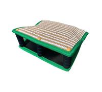 LeeQinersw Coussin à Mordre pour Chien, Manchon de Dressage, Jouet Interactif en Jute Résistant Aux Morsures, Idéal pour Les Chiens de Race Labrador Allemand Ou, Vert
