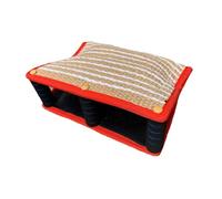 LeeQinersw Coussin à Mordre pour Chien, Manchon de Dressage, Jouet Interactif en Jute Résistant Aux Morsures, Idéal pour Les Chiens de Race Labrador Allemand Ou, Rouge