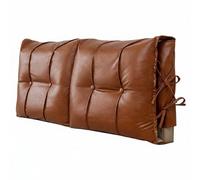 LeeQinersw Coussin de Tête de Lit Housse Protectrice Dossier Capiton Matelassé Revêtement Simili Cuir Garnissage Confortable Amovible Lavable Adapté à Lecture, 150 60 10cm, Orange