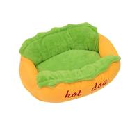 LeeQinersw Coussin Douillet pour Chat, avec Surface Moelleuse et Rembourrage Doux pour Un et Un Confort Optimal. Convient pour Les, S 48x28x11cm