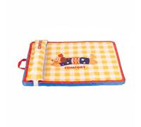 LeeQinersw Coussin en Tissu Oxford pour Animaux Tapis Matelas Litière Oreiller Intégré pour Bon Alignement Textile Facile d'entretien Fond Antidérapant pour, M, Tapis Printemps