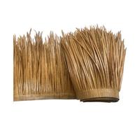 LeeQinersw Couverture de Parasol de Patio Ignifuge de Toit de Artificiel, décorations polyvalentes de 3,28 Pieds x 1,64 Pieds pour Patio extérieur, fête, Brun