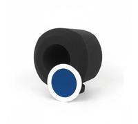 LeeQinersw Cover Pare-Vent Écran Acoustique Bonnette Anti- en Éponge Compacte avec Conception Fermée à Cinq Faces Convient aux Enregistrements Réunions en Ligne, Bleu, Condensateur