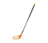 LeeQinersw Crosse de Floorball Crosse Bâton Tige Poids Léger Construction PP Résistante Tête Guidage Précis Frappe Utilisation Simple Adaptée du Floorball, Orange Coloré, 75 Cm 120-140 Cm De Hauteur
