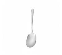 LeeQinersw Cuillère de Service Cuillère Louche Spatule Écumoire en Acier Inoxydable 304 Résistante à la Rouille Finition Polie pour Servir Plats en Sauce et, Argent, Cuillère Publique