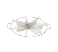 LeeQinersw Dé à Gâteau Poignées En Fil Polie Dé Circulaire En Acier Inoxydable Polyvalent -Gâteau pr Cuisiniers à la, Trancheuse 7 Lames
