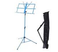 LeeQinersw de Musique Portable Pliable Réglable Support pour Partitions et Livres Trépied Antidérapant Métal et Compact 50x10x7 Cm avec Housse Adapté aux Pratiques Assises et Debout Concerts Cours