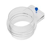 LeeQinersw Distributeur de Nourriture en Acrylique pour Poissons, Anneau d'alimentation Transparent, Anneau d'alimentation Suspendu Robuste pour Aquarium, 100mm