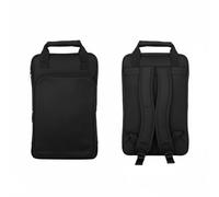 LeeQinersw Drumstick Carrier Sac Tambour Porte-mallets Étui Percussion en Tissu Oxford à Grand Volume avec Poches en Maille et Fermeture Lisse Adapté aux Concerts Répétitions Déplacements, Black