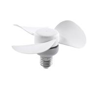 LeeQinersw E27 Fablier de douille de ventilateur de plafond de base pour installer un vent fort pour le garage intérieur en dortoir, Pas de Tuyau Réglable, 16cm