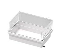 LeeQinersw Enceinte pour Tortues avec Trou de Drainage Amovible pour Petits Reptiles