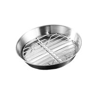 LeeQinersw Ensemble Complet de Rôtissoire avec Grille, Panier à Frites pour Grillades, 16cm