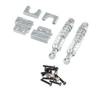 LeeQinersw Ensemble D'amortisseurs Arrière pour Voiture Télécommandée à 1/12, Pièces de Rechange DIY, Argent