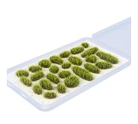 LeeQinersw Ensemble de 25 Touffes d'Herbe Artificielle pour Décoration de Paysage Ferroviaire, Vert vif