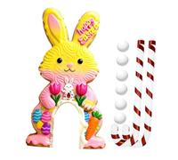 LeeQinersw Ensemble de Golf pour Les Fêtes de Pâques : et Balles de Golf pour Enfants et Adultes, Adaptés à Une Utilisation Intérieure et Extérieure, Style D