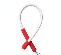 LeeQinersw Entraîneur de Swing de Golf Bâton d'Échauffement Fouet d'Entraînement Barre Flexible Outil de Pratique Conception Courbée pour Fluidité de Mouvement, Blanc, Adulte