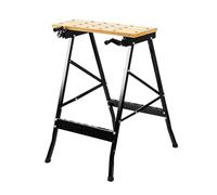 LeeQinersw Établi Multifonctionnel pour Projets de Bricolage, avec étau, Règle et Rapporteur Imprimés, Tréteau Pliable