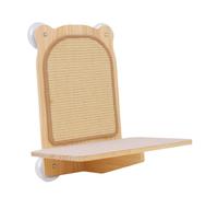 LeeQinersw Étagère de Fenêtre pour Chat avec Ventouses, Griffoir et Perchoir élégants pour Chatons (Grand Modèle).