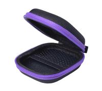 LeeQinersw Étui de transport portable pour huiles essentielles, pochette de transport rigide, sac de rangement pour huiles essentielles, Violet